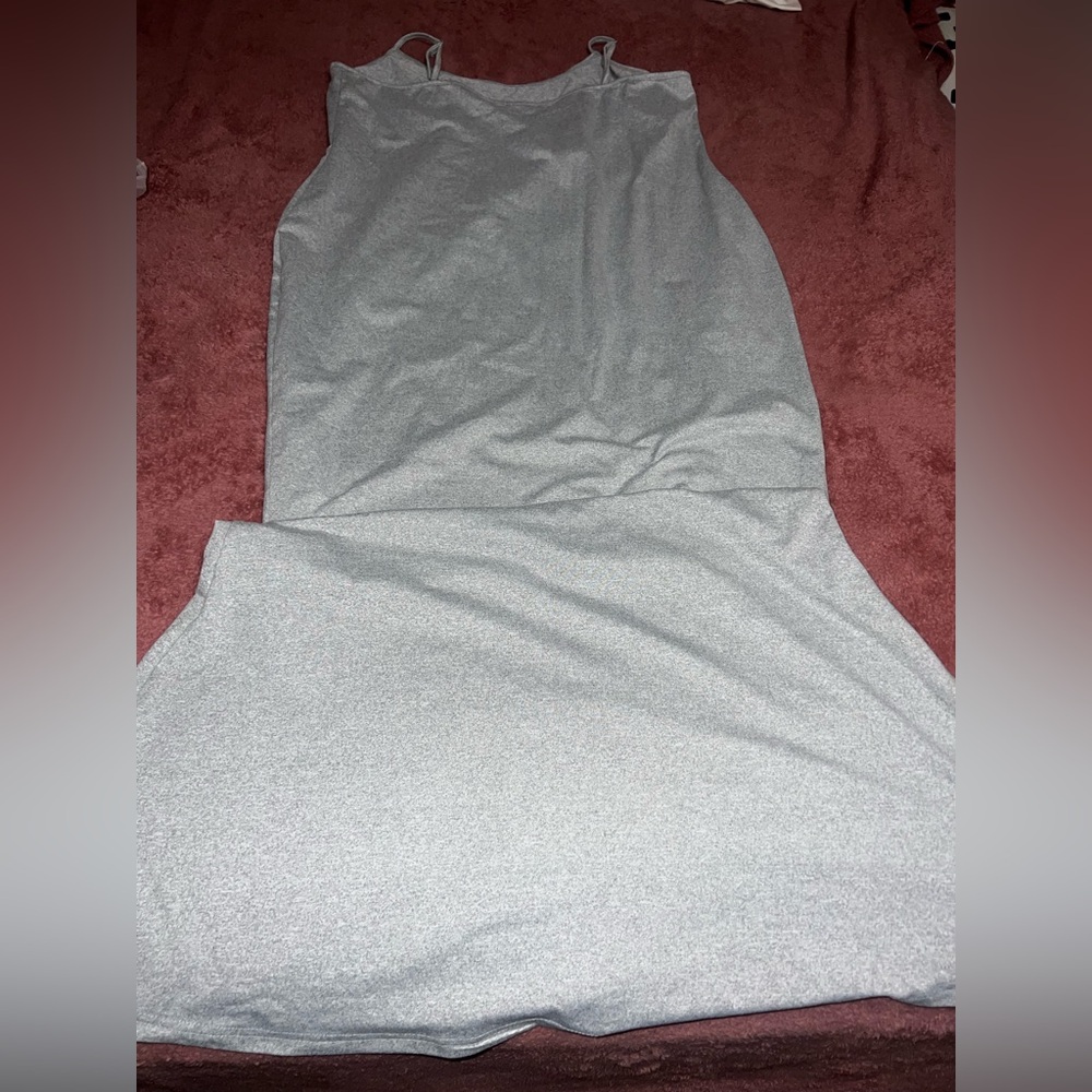 Gray Maxi Dress